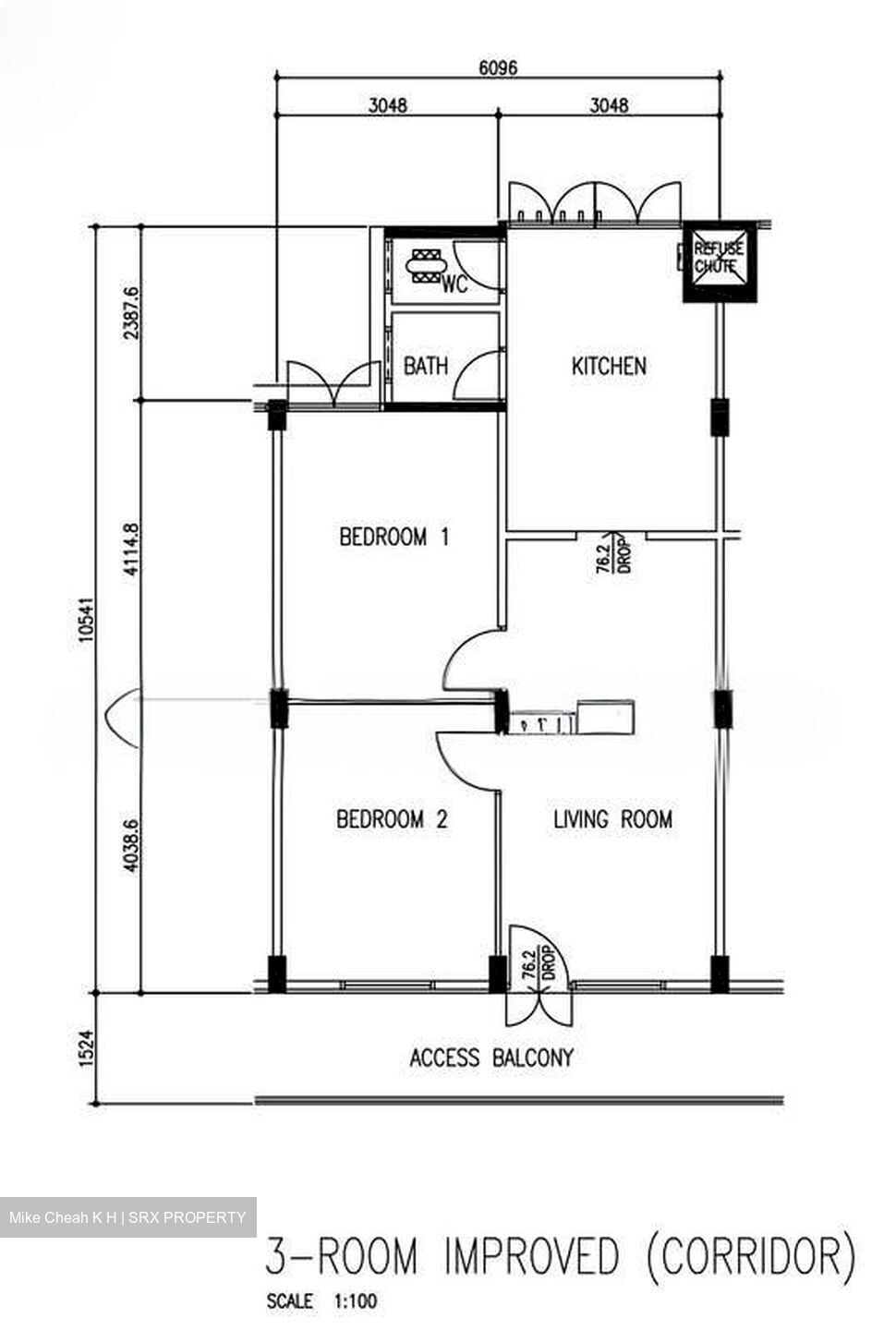 Blk 16 Eunos Crescent (Geylang), HDB 3 Rooms #557085611
